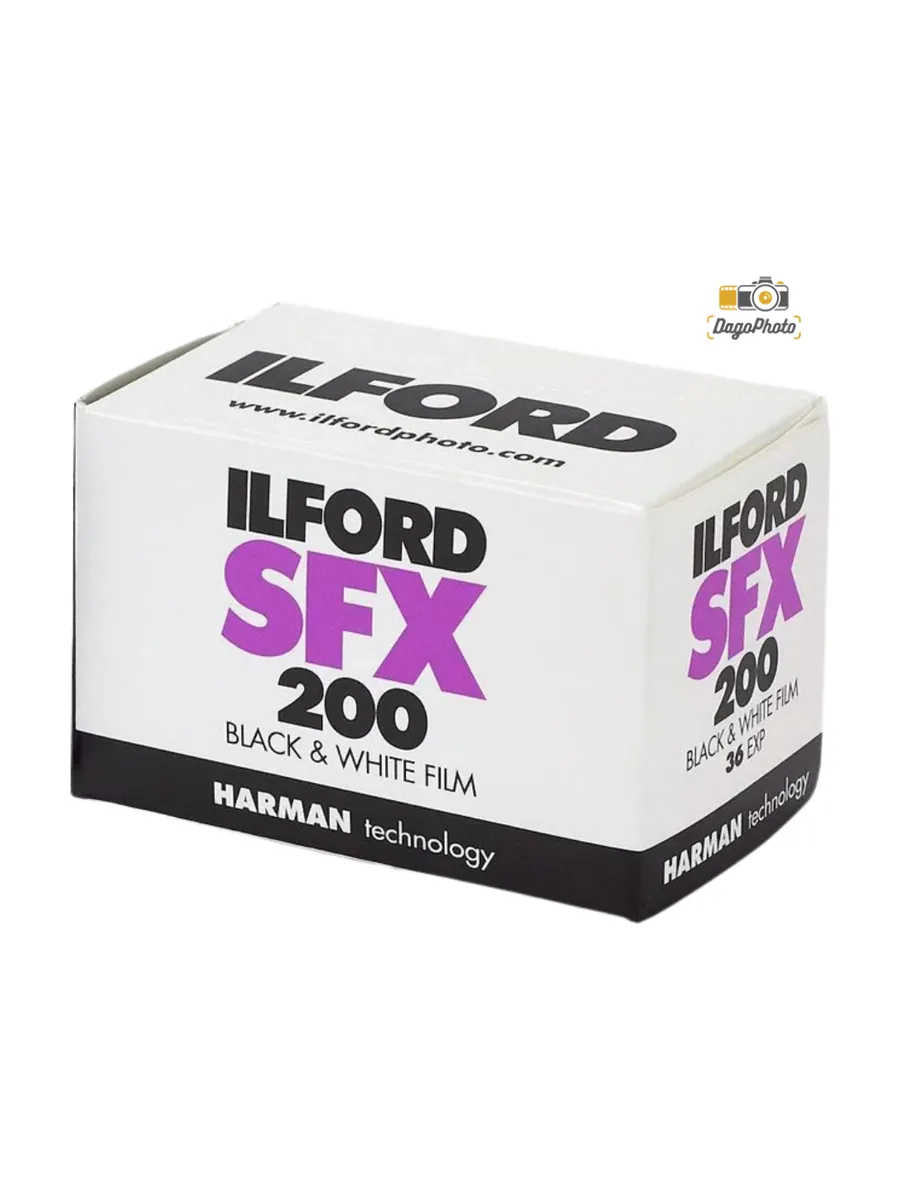 Scatola della pellicola Ilford SFX 200